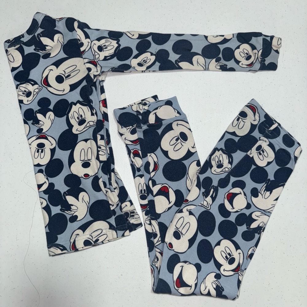 GAP Disney Blue Mickey Mouse Pajama Set